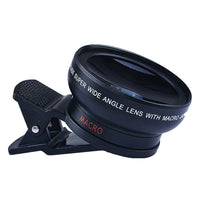 HKM-907475 0.45X Wide Angle and 12.5X Macro Mobile Phone Lens Combo for Universal HD Photography