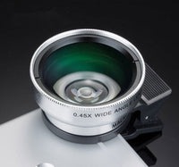 HKM-907475 0.45X Wide Angle and 12.5X Macro Mobile Phone Lens Combo for Universal HD Photography