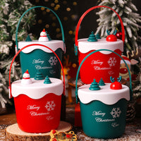 HKM-907539 Christmas Fruit Gift Box with Decorative Tote Bag - Assorted Styles and Inside Treats