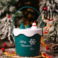 HKM-907539 Christmas Fruit Gift Box with Decorative Tote Bag - Assorted Styles and Inside Treats