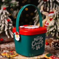HKM-907539 Christmas Fruit Gift Box with Decorative Tote Bag - Assorted Styles and Inside Treats