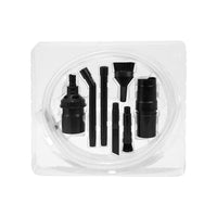 HKM-907603 8PCS Micro Vacuum Cleaner Brush Hose Set for 32mm Vacuum Cleaners - Ideal for Car and Keyboard Cleaning