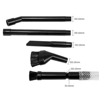 HKM-907603 8PCS Micro Vacuum Cleaner Brush Hose Set for 32mm Vacuum Cleaners - Ideal for Car and Keyboard Cleaning