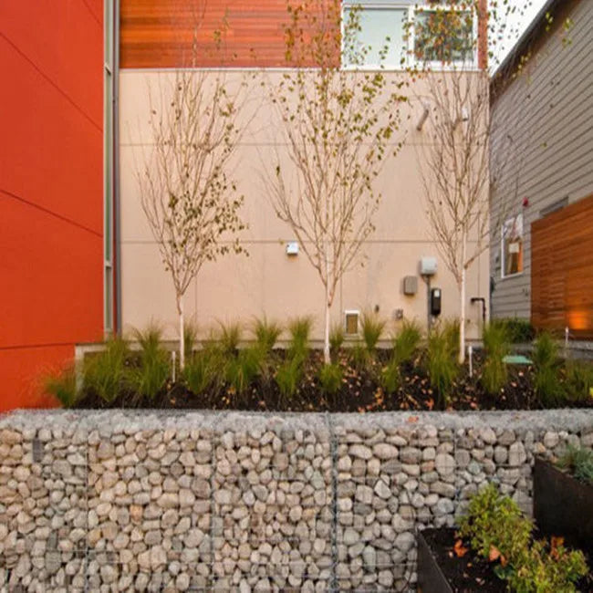 KTX-907603 Welded Stone Gabion Cage Planter 200x100x50 cm for Garden and Landscaping