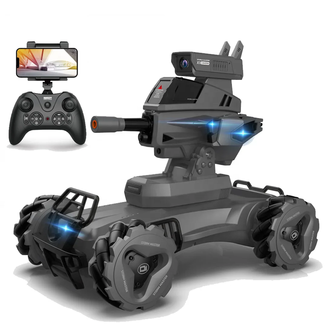 HKM-907667 Remote Control Drift Tank with Integrated Camera for Indoor and Outdoor Use