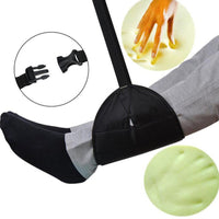 HKM-907795 Adjustable Foot Hammock for Office and Travel, Blood Circulation and Fatigue Relief Tool, Oxford Fabric, Portable Design