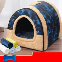 HKM-907795 Detachable And Washable Kennel Cat Litter Closed House For Cats Warm Pet Supplies