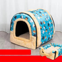 HKM-907795 Detachable And Washable Kennel Cat Litter Closed House For Cats Warm Pet Supplies