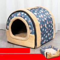 HKM-907795 Detachable And Washable Kennel Cat Litter Closed House For Cats Warm Pet Supplies