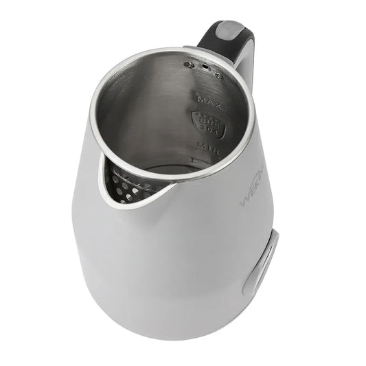KTX-907859 Modern Stainless Steel Electric Kettle - 1.8L Capacity, 1500W Power for Quick Water Boiling