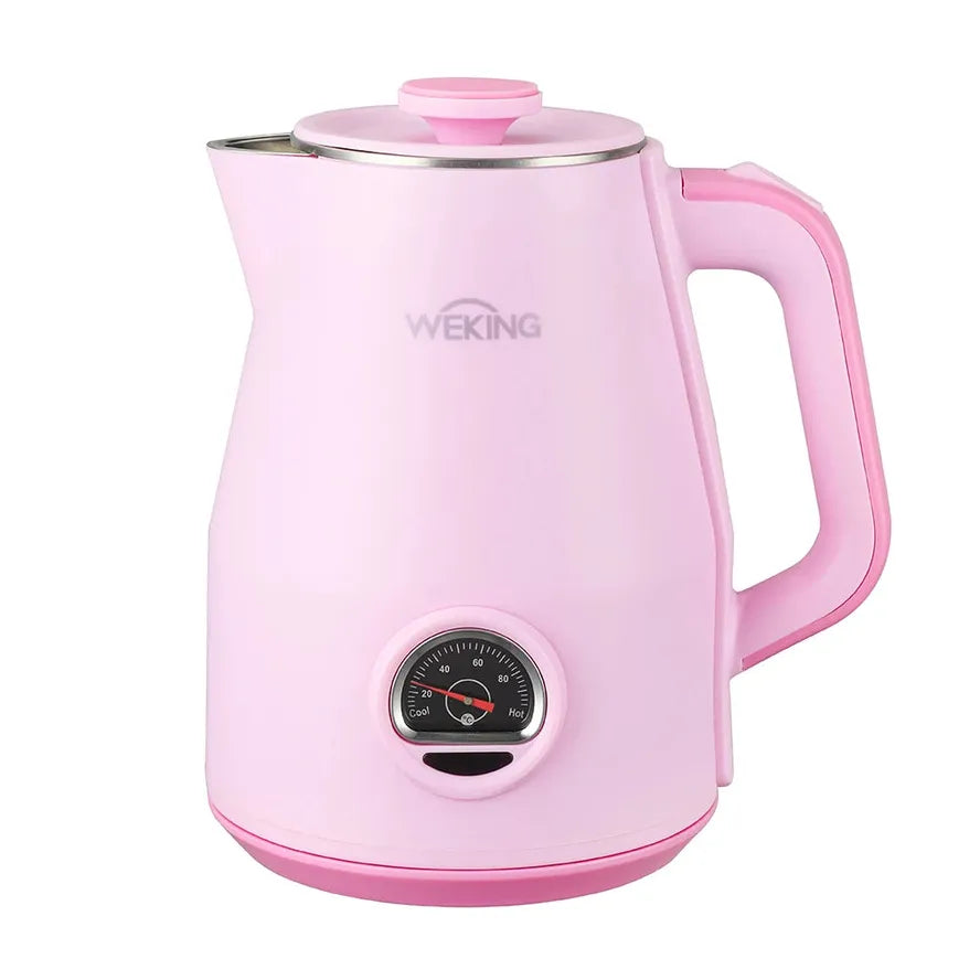 KTX-907859 Modern Stainless Steel Electric Kettle - 1.8L Capacity, 1500W Power for Quick Water Boiling