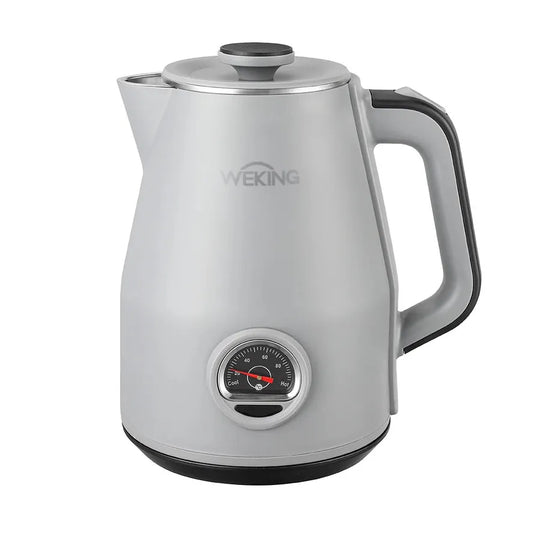 KTX-907859 Modern Stainless Steel Electric Kettle - 1.8L Capacity, 1500W Power for Quick Water Boiling