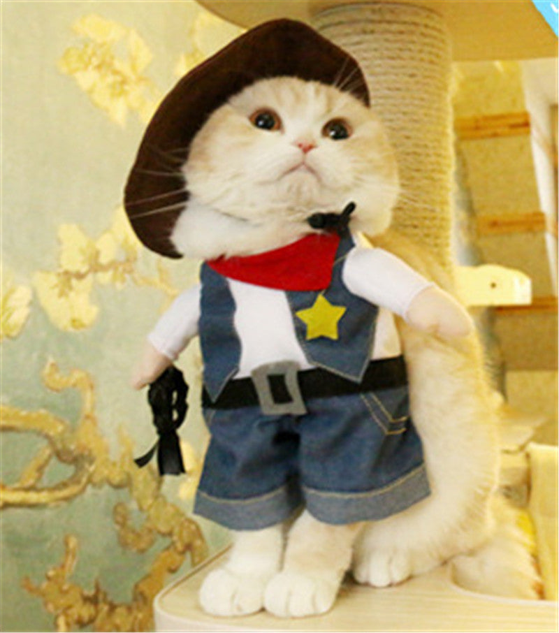 HKM-907859 Police-Inspired Pet Costume for Dogs, Casual and Stylish, Multiple Sizes Available