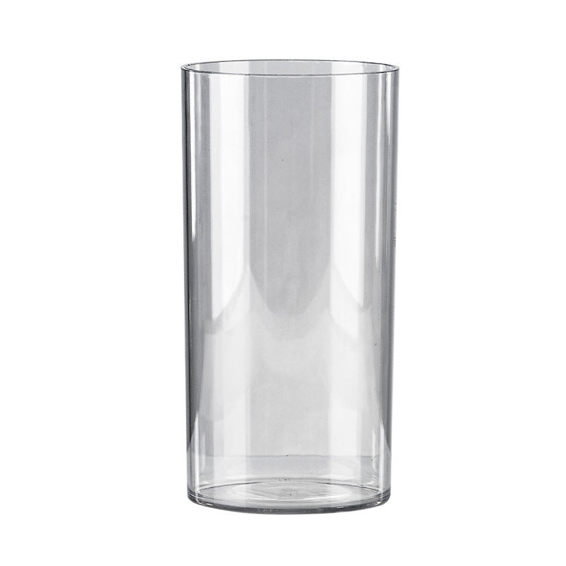 HKM-907923 Transparent Mini Column Fish Tank for Creative Desktop Eco Decoration