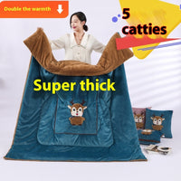 HKM-908051 Multifunctional Folding Back Seat Cushion with Cartoon Anime Design