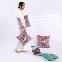 HKM-908051 Multifunctional Folding Back Seat Cushion with Cartoon Anime Design