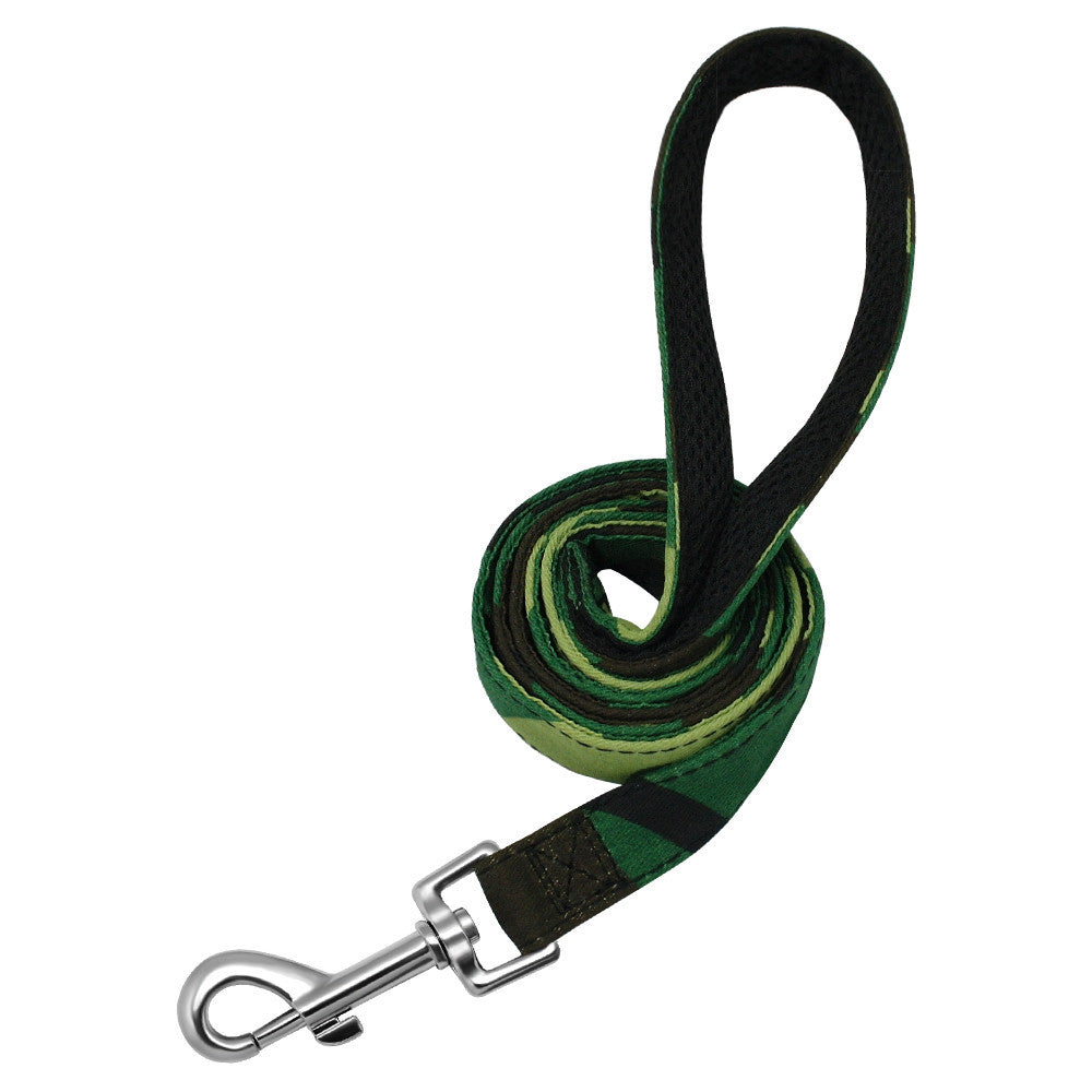 HKM-908115 Full Reflection Nylon Braided Dog Leash - 1.5m Traction Rope for Medium-Sized Dogs in Various Colors