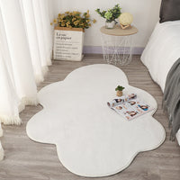 HKM-908179 White Cloud Floor Mat - Japanese and Korean Style, Versatile for Bedroom, Living Room, Bathroom, and More, Available in Multiple Sizes