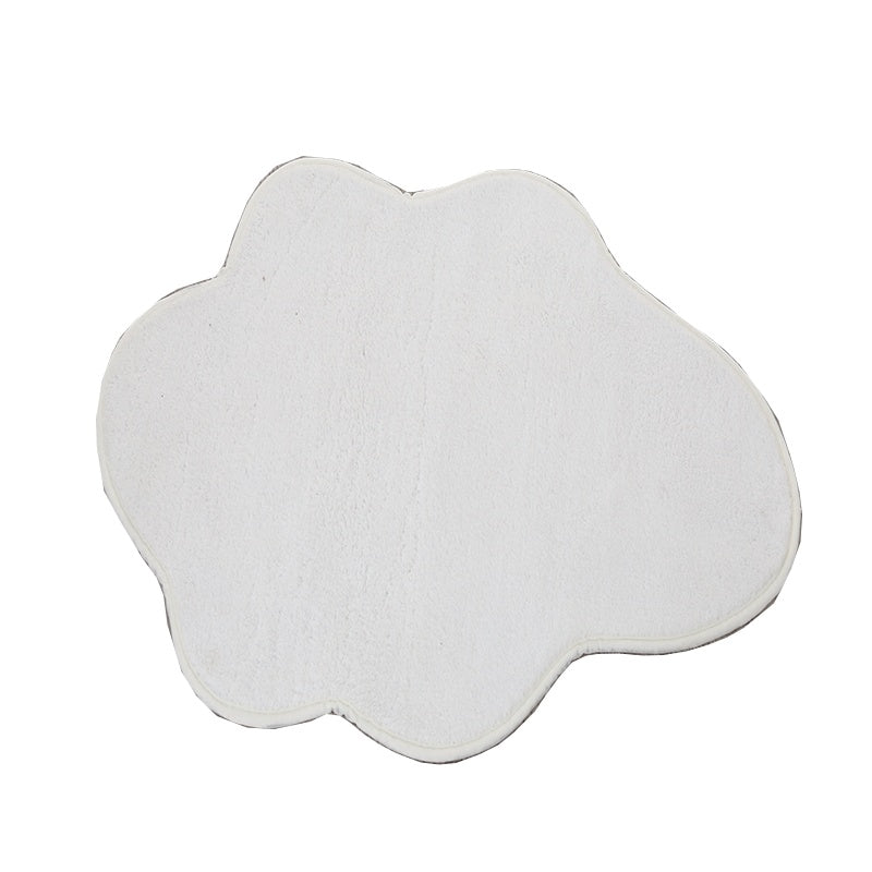 HKM-908179 White Cloud Floor Mat - Japanese and Korean Style, Versatile for Bedroom, Living Room, Bathroom, and More, Available in Multiple Sizes