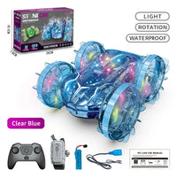 HKM-908243 Amphibious Remote Control Stunt Car with Gesture Control and Waterproof Features, 5 Channels, 2.4GHz, Indoor/Outdoor Use