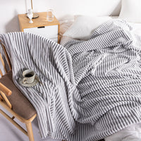 HKM-908243 Cozy Fleece Nap Blanket with Back Printing – Available in Various Sizes and Colors