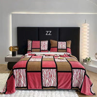 HKM-908243 Lightweight Flannel Blanket for All Seasons - Various Patterns and Sizes Available