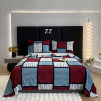 HKM-908243 Lightweight Flannel Blanket for All Seasons - Various Patterns and Sizes Available