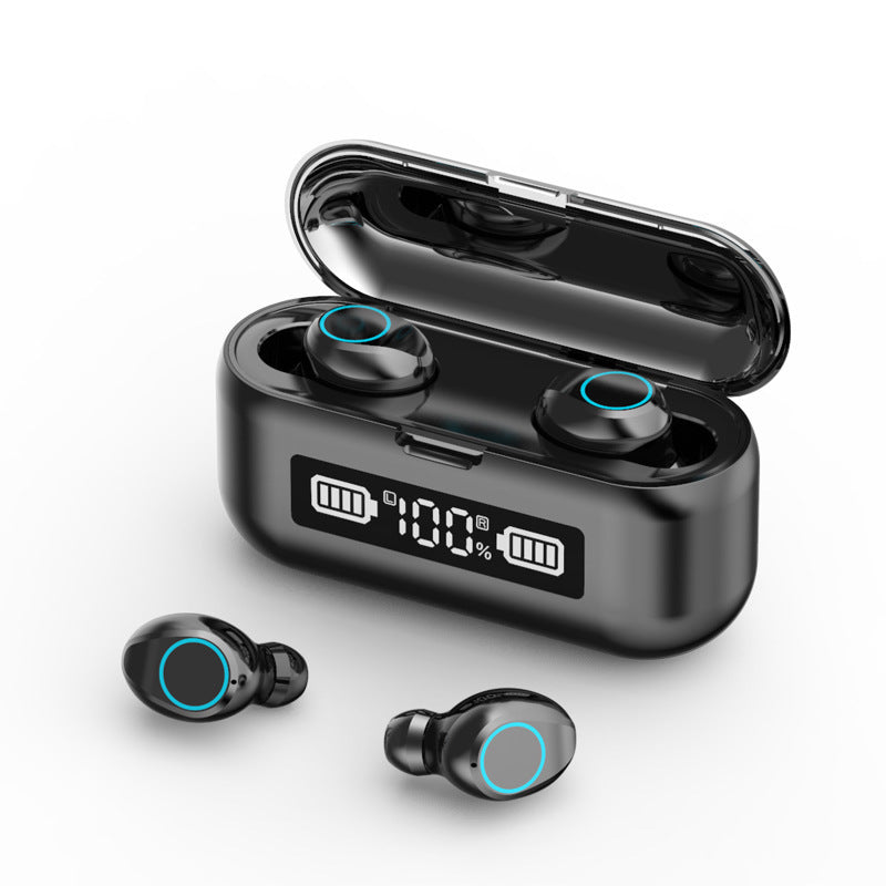 HKM-908307 Wireless Bluetooth 5.1 Stereo In-Ear Headset with Digital Display and Call Function
