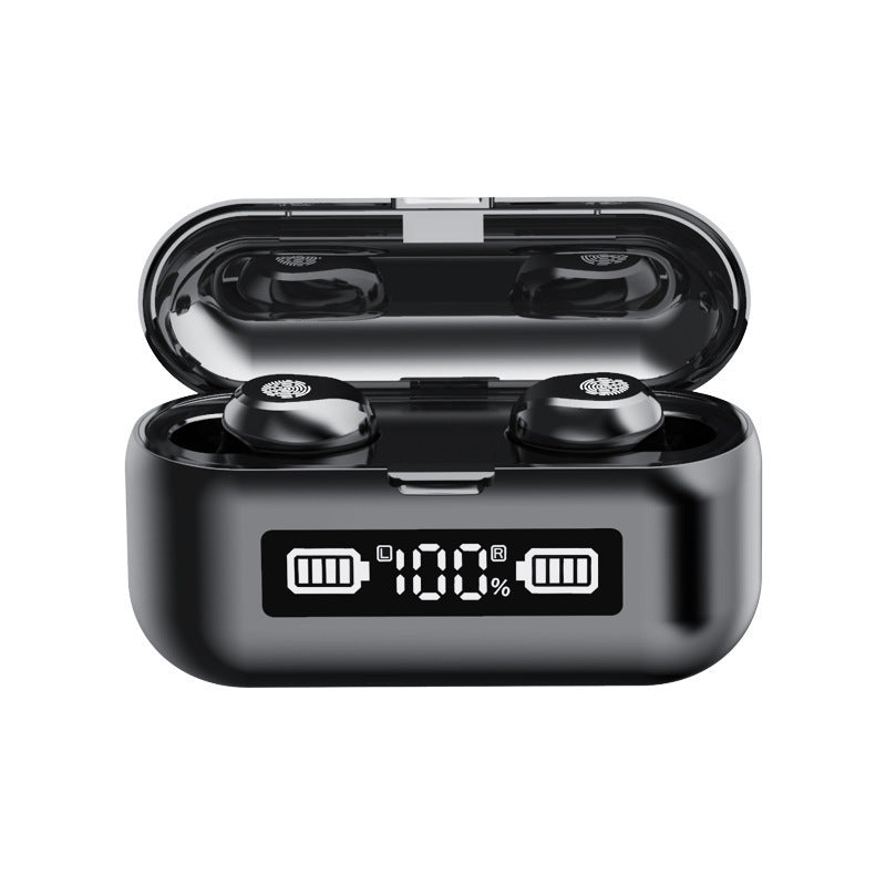 HKM-908307 Wireless Bluetooth 5.1 Stereo In-Ear Headset with Digital Display and Call Function