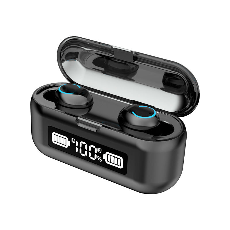 HKM-908307 Wireless Bluetooth 5.1 Stereo In-Ear Headset with Digital Display and Call Function