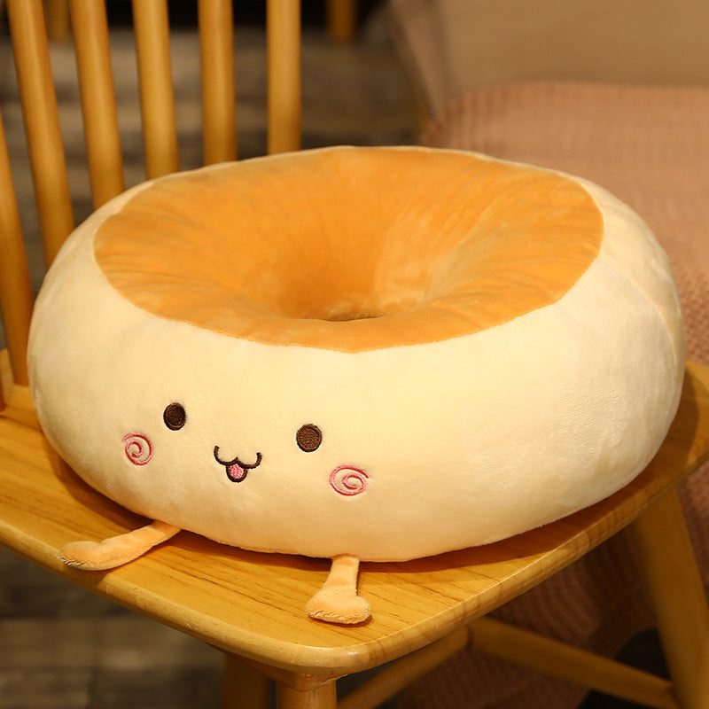 HKM-908371 Plush Floor Chair Cushion for Home and Office - Nordic Style Tatami Pudding Cushion, 38*38*14cm