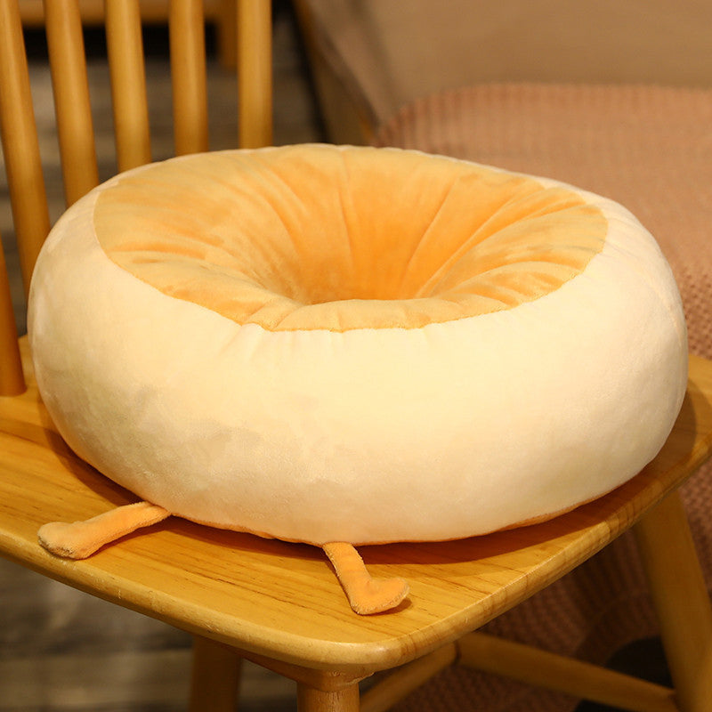 HKM-908371 Plush Floor Chair Cushion for Home and Office - Nordic Style Tatami Pudding Cushion, 38*38*14cm