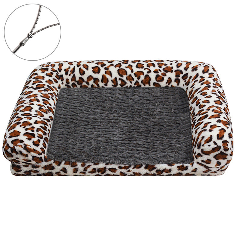 HKM-908435 Removable and Washable Cartoon Footprint Dog House Pet Sofa with Multiple Designs