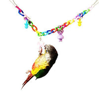 HKM-908499 Acrylic Chain Suspension Swing Toy for Birds