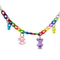 HKM-908499 Acrylic Chain Suspension Swing Toy for Birds