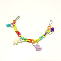 HKM-908499 Acrylic Chain Suspension Swing Toy for Birds