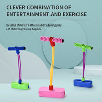 HKM-908499 Bounce Sense Pogo Stick Jumper for Kids - Outdoor Foam Frog Jumping Toy, Ages 6+
