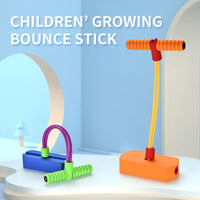 HKM-908499 Bounce Sense Pogo Stick Jumper for Kids - Outdoor Foam Frog Jumping Toy, Ages 6+