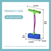 HKM-908499 Bounce Sense Pogo Stick Jumper for Kids - Outdoor Foam Frog Jumping Toy, Ages 6+