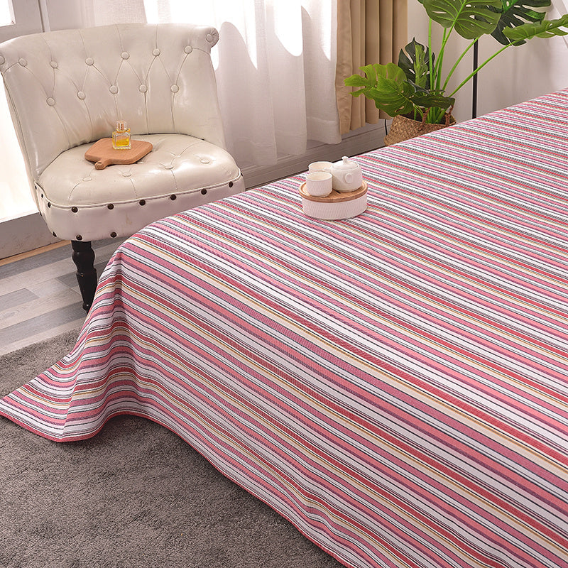 HKM-908563 Combed Cotton Extra-Thick Striped Bed Linen Sets for 1.5m and 1.8m Beds in Multiple Colors