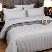 HKM-908563 Geometric Pattern Flower Bedding Set with Quilt Cover and Pillowcases, Multiple Sizes Available