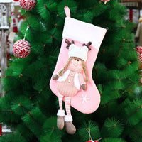 HKM-908691 Knitted Fabric Doll Gift Bag in Various Styles and Colors for Holiday Gifting
