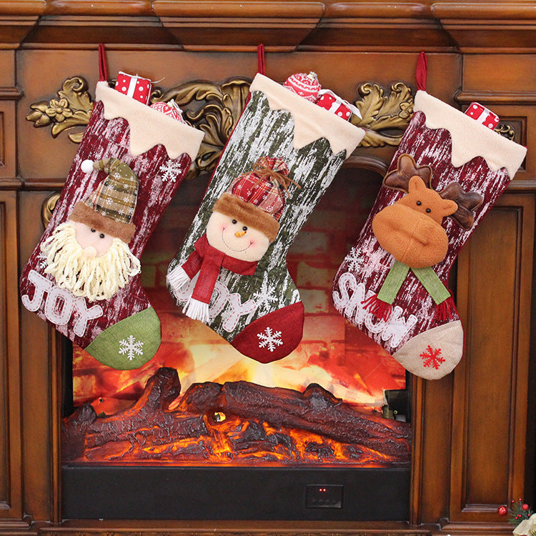 HKM-908691 Knitted Fabric Doll Gift Bag in Various Styles and Colors for Holiday Gifting
