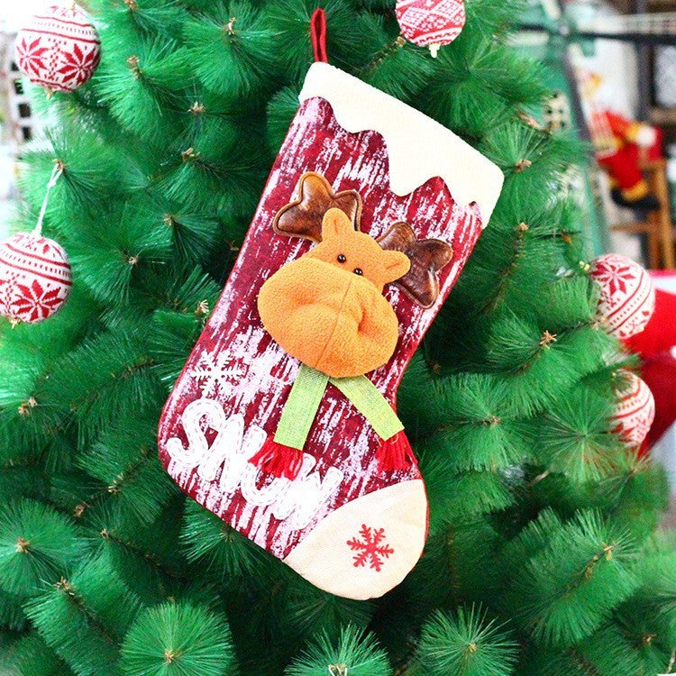 HKM-908691 Knitted Fabric Doll Gift Bag in Various Styles and Colors for Holiday Gifting