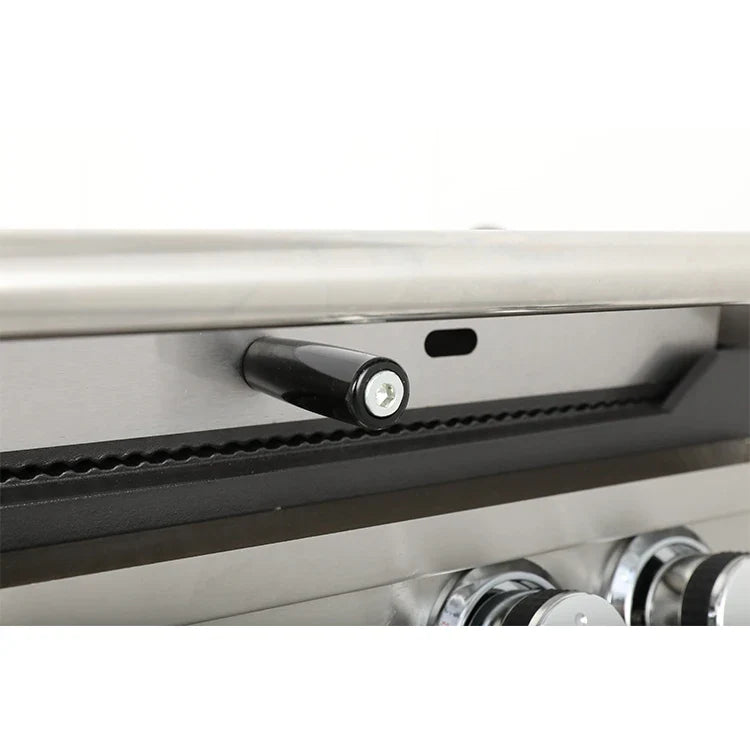 KTX-908755 Commercial Gas Panini Press Grill and Whole Groove Griddle for Catering and Food Services