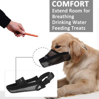 HKM-908755 Golden Retriever Husky Plastic Mouth Cover for Medium and Large Dogs