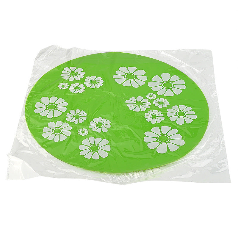 HKM-908755 Non-Slip Waterproof Silicone Pet Mat for Automatic Water Dispensers, Available in Blue, Orange, and Green