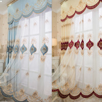 HKM-908947 Luxurious Velvet Rope Embroidered Curtain in Multiple Colors with 70-90% Shading