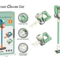 HKM-909075 3-in-1 Toddler Pretend Play Vacuum Cleaning Set for Kids Ages 2-13