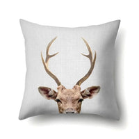 HKM-909075 Christmas Short Plush Digital Print Sofa Pillowcase - 45x45cm